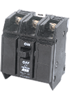 DISJUNTOR 3 X 40  PRETO SOPRANO