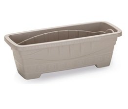 VASO RETANGULAR 3 LTS AREIA PLASMONT PM834