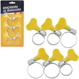 ABRACADEIRA BORBOLETA PARA MANGUEIRA C/6 ARTTOOLS S 0263