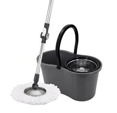 KIT MOP GIRATORIO 09 LTS CESTO INOX  INGA  CM26
