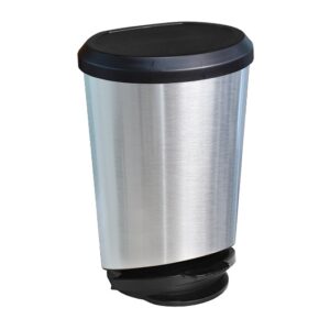LIXEIRA C/ PEDAL 10 LT INOX ARQPLAST 25806