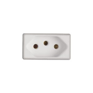 MODULO TOMADA 2P+T (10A/250V)  BRANCO TRAMONTINA   57115040
