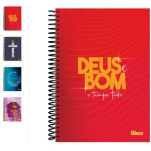 CADERNO ESPIRAL UNIVERSITARIO CAPA DURA 80 F BLESS BAAG