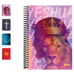 CADERNO ESPIRAL UNIV CAPA DURA 160 F BLESS BAAG