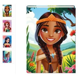 CADERNO BROCHURA UNIV CAPA DURA 80 F MAGIC BAAG