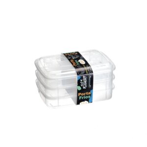 PORTA FRIOS 3 LUGARES TRANSP. PLASMONT PM0351