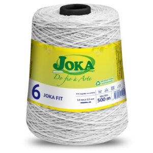 BARBANTE COLORIDO (TRICO) N6 500M BRANCO 0110 JOKA