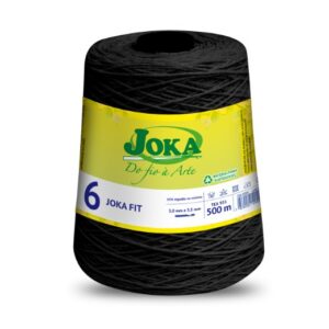 BARBANTE COLORIDO (TRICO) N6 500M PRETO 0300 JOKA