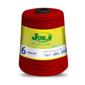 BARBANTE COLORIDO (TRICO) N6 500M VERMELHO 0480 JOKA