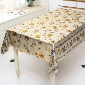 TOALHA MESA METALIZADA FLORES 20MT REJU HD 5053A-3