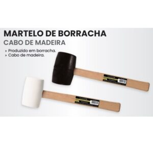 MARTELO BORRACHA PRETA 60 MM ARTTOOLS T 45102