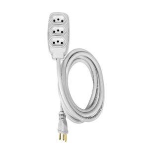 EXTENSAO C/CABO REDONDO 3 VIAS 5 MT (20A) BRA ILUMI 1699970