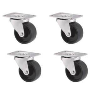 RODIZIO GIRATORIO PRETO 1,5 KIT 4PCS ARTTOOLS S AR0482