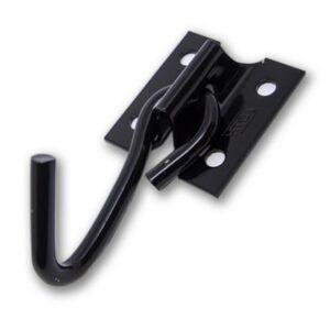 GANCHO P/ REDE PARAFUSAR CROM PRETO BLIST C/ 2 LOTH 70065