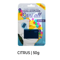 BASTAO SANIT P/ CAIXA ACOPLADA 50 GR CITRUS SANI ALL